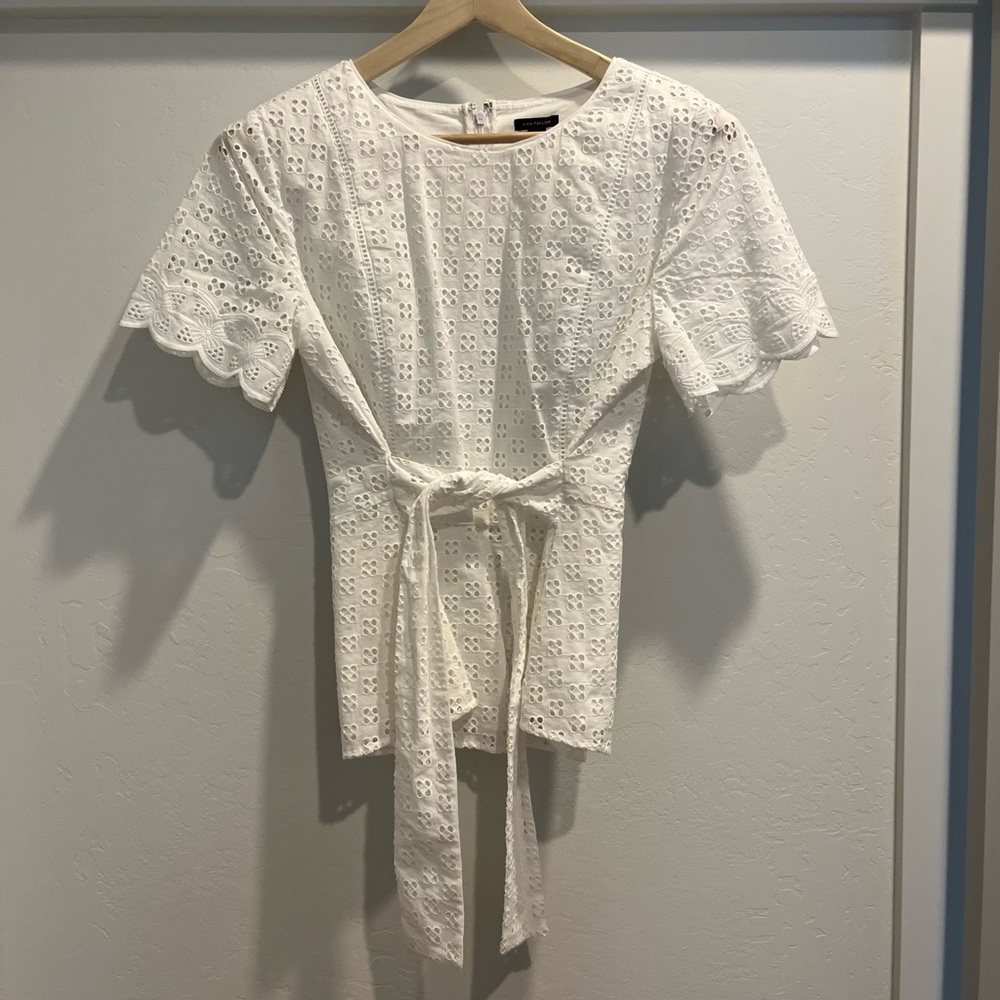 Eyelet blouse